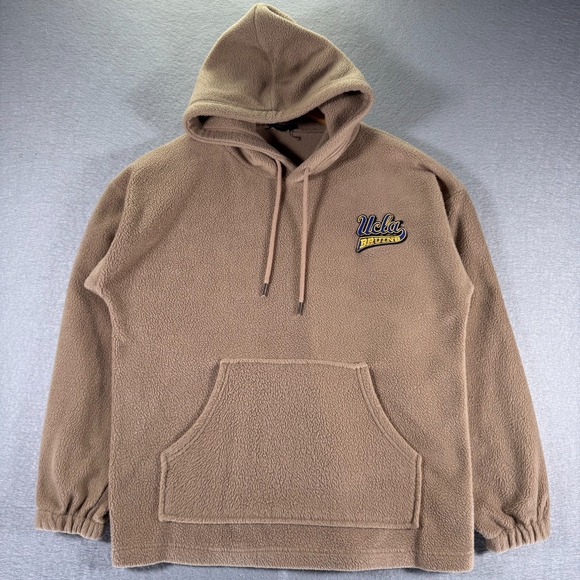 Truth Tops - UCLA Bruins Sherpa Hoodie Sweatshirt Adult Small Brown Fleece Truth College NCAA